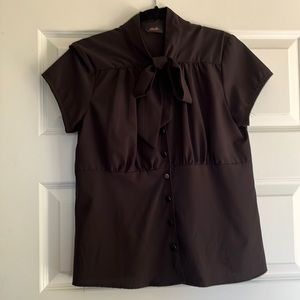 Vintage style black blouse